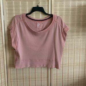 Pilcro Dusty Pink Crop Top Size Extra Large